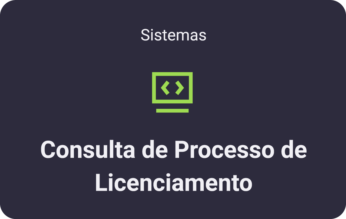 Consulta de Processo de Licenciamento